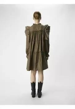 Повседневное платье HOPE Object, оливковый