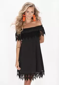 Повседневное платье IZIA, черный