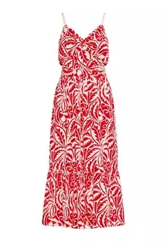 Повседневное платье IZIA, красный