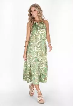 Повседневное платье IZIA, зеленый