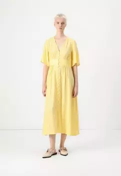 Повседневное платье JASMILLE VLORA DRESS MSCH Copenhagen, желтый