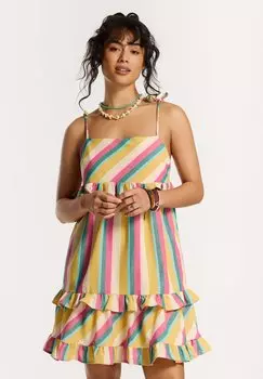 Повседневное платье JELLA STRIPE Shiwi, мультиколор