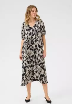 Повседневное платье KAADDISON WITH V-NECK Kaffe, мультиколор
