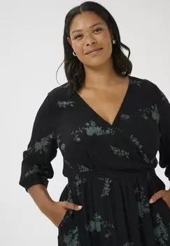 Повседневное платье Kaffe Curve, черный