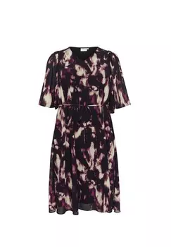 Повседневное платье Kaffe Curve, темно-фиолетовый