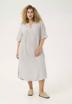 Повседневное платье KCMILLE Kaffe Curve, слоновая кость