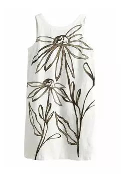 Повседневное платье KEW COLLECTION SCOOP BACK Next, молочный