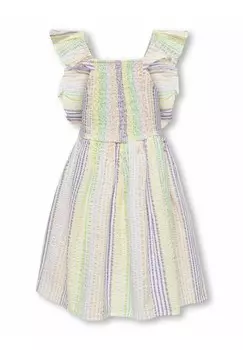 Повседневное платье Kids ONLY, кремовый