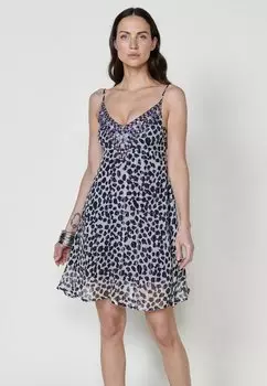 Повседневное платье Koroshi, темно-синий