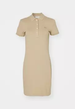 Повседневное платье Lacoste, бежевый