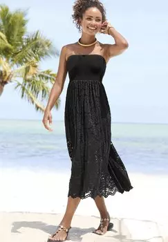 Повседневное платье LASCANA, черный