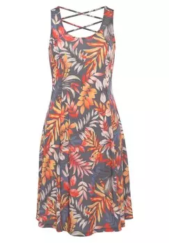 Повседневное платье LASCANA, серый