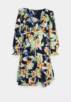 Повседневное платье Lauren Ralph Lauren, темно-синий