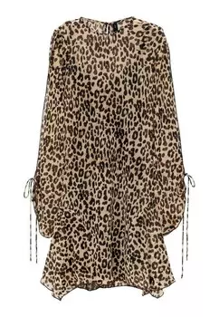 Повседневное платье LEO Mango, черный