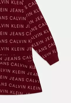 Повседневное платье LOGO DRESS Calvin Klein, красный