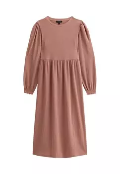 Повседневное платье LONG SLEEVE MIDI New Look, бежевый