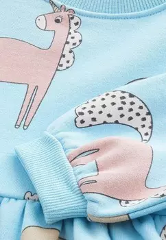 Повседневное платье LONG SLEEVE- REGULAR FIT Next, синий