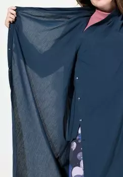 Повседневное платье LONG SLEEVE WRAP Ulla Popken, темно-синий