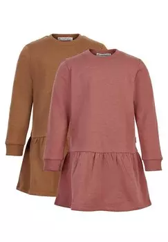 Повседневное платье LS 2-PACK Minymo, цвет canyon rose