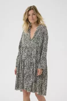 Повседневное платье LUIANNA Cream, мультиколор