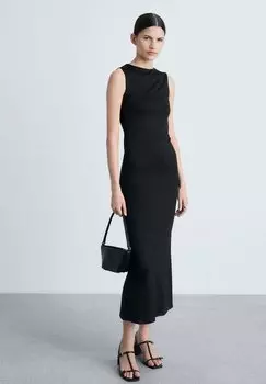 Повседневное платье LUISA Mango, черный