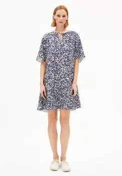 Повседневное платье MAAERHA MOSAIC LINO ARMEDANGELS, сине-серый