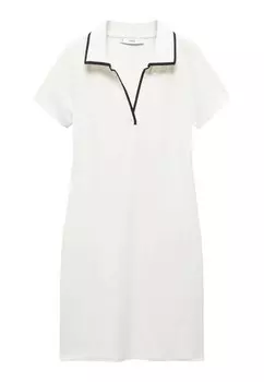 Повседневное платье Mango, кремовый