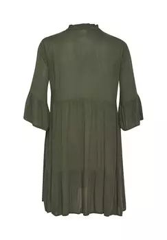 Повседневное платье MARIANA AMI Kaffe Curve, зеленый