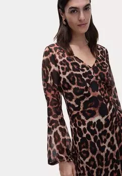 Повседневное платье Marks & Spencer, коричневый