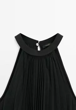 Повседневное платье Massimo Dutti, черный