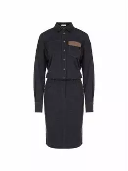 Повседневное платье миди Brunello Cucinelli