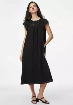 Повседневное платье MIDI PCASTRID Pieces, черный