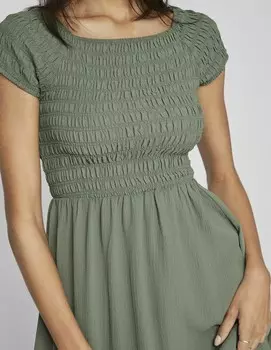 Повседневное платье MIDIKLEID KURZARM VILA, цвет Laurel Wreath