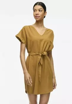 Повседневное платье MINI KURZARM VILA, зеленый
