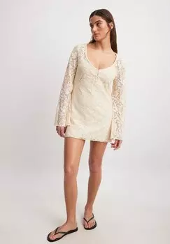 Повседневное платье MINI NA-KD, белый