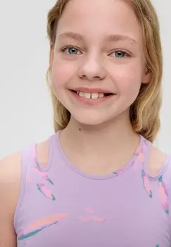 Повседневное платье MIT CUT OUT s.Oliver, фиолетовый