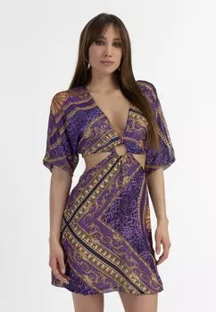 Повседневное платье MIT CUT-OUTS faina, сиреневый