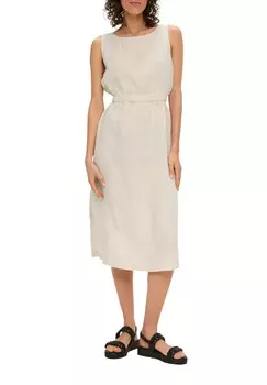 Повседневное платье MIT ELASTIKBUND s.Oliver, бежевый