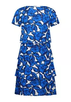 Повседневное платье Mit Flgelrmeln Betty Barclay, сине-белое