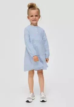 Повседневное платье MIT STICKEREI s.Oliver, цвет royalblau