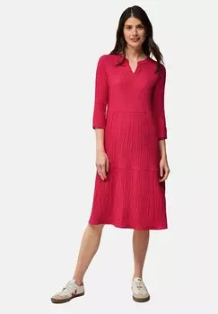 Повседневное платье MIT VOLANTS Cecil, металлик красный