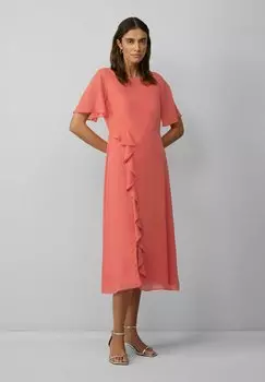 Повседневное платье MIT VOLANTS s.Oliver BLACK LABEL, красный