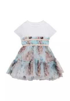 Повседневное платье MITTELLANGES FIT AND FLARE Guess, белый