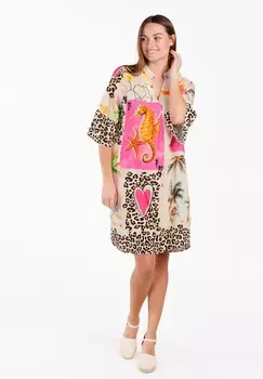 Повседневное платье MOSAIC V-NECK Key Largo, розовый