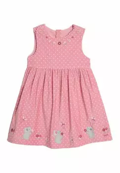 Повседневное платье MOUSE APPLIQUE, REGULAR FIT JoJo Maman Bb, розовый