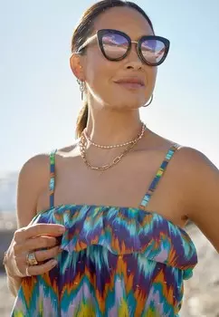 Повседневное платье MYLEENE KLASS RUFFLE REGULAR FIT Myleene Klass, синий