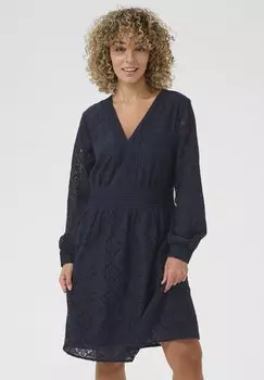 Повседневное платье NATALIE Cream, темно-синий