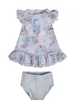 Повседневное платье NEWBORN SET Guess, цвет azzurro