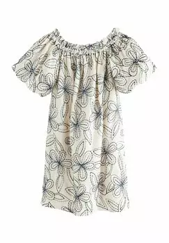 Повседневное платье Next, бежевый