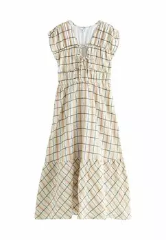 Повседневное платье Next, бежевый